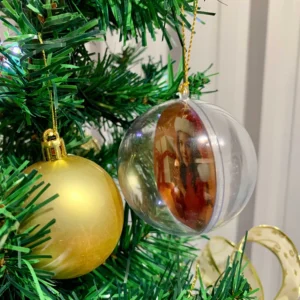 Bola Natalina de Acrílico com Foto